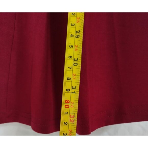 Women's Red Open Front Long Sleeve Lace Cardigan Size XXL Cotton Polyester. - Picture 8 of 8